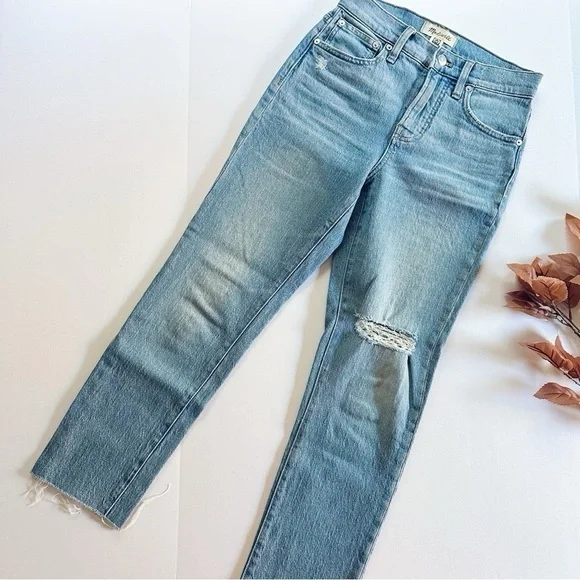 Madewell The Perfect Vintage Distressed Jeans Size 24 - Picture 2 of 5